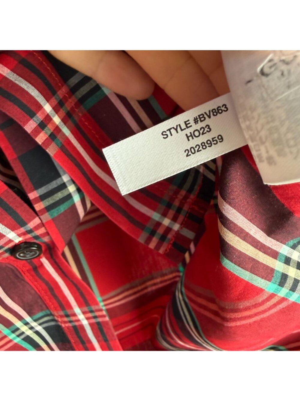 J. Crew Garçon Classic Shirt In Plaid Organic Cotton Poplin Sz 8 Holiday Preppy - Picture 6 of 9
